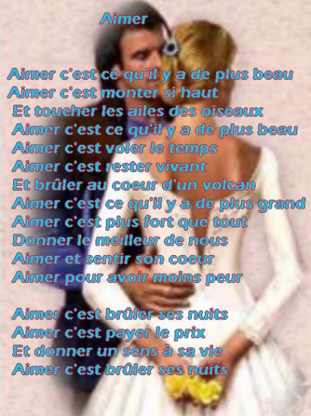 Aimer c'est..........